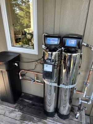 Whole house water conditioner system