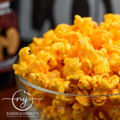 This cheese popcorn is super addictive, you just won't be able to stop eating it! The cheese flavor is intense and lingers in your mouth!