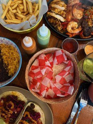 Chimi Tacos & Fajitas w/ fries