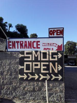 Come in for a Smog inspection Today! Walk- ins are welcome.