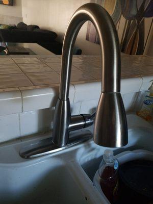 New kitchen faucet install