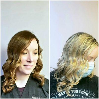 From highlights to a warm brown or back to highlights.