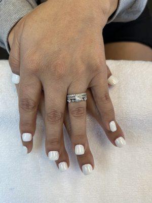 Acrylic refill with gel polish