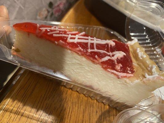 Vegan Raspberry White Chocolate Cheesecake