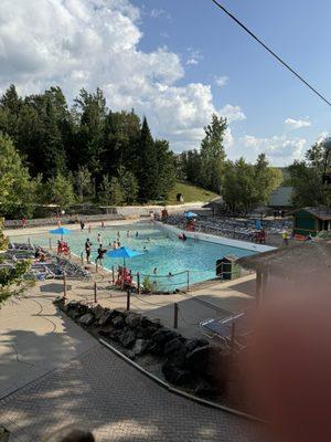 Pic from the sky ride of the wave pool