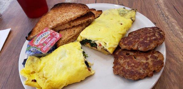 Veggie omelet