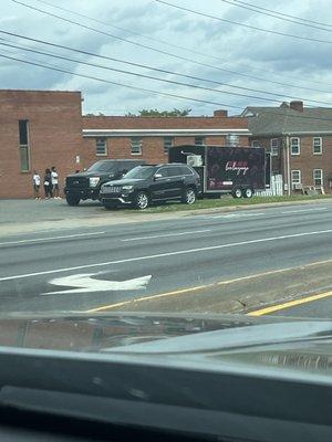 View of truck