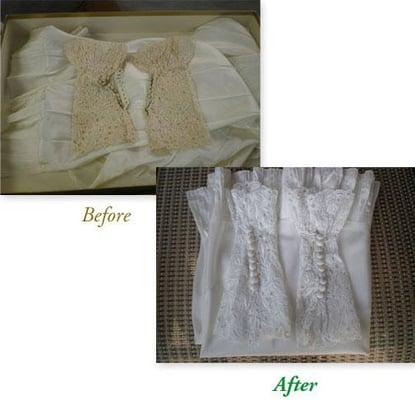 Dublin Cleaners specializes in restoring vintage gowns.