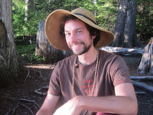 Not sure where I got the hat, but the smile comes from having a belly full of freshly picked blueberries! Thanks Oregon!