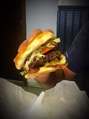 The most delicious and juicy burger known to man!