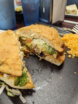 Shrimp torta