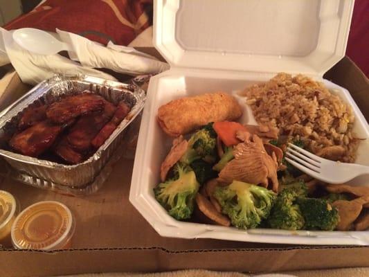 Chicken & Broccoli Combo and Boneless Spare Ribs