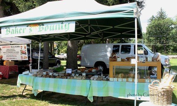 Baker's Bounty at Roseland Farmers Market.