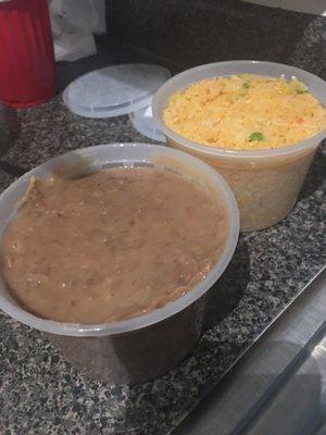 Rice and Refried Beans