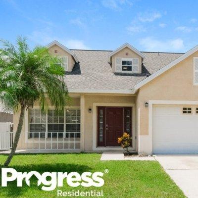 This Progress Residential home for rent is located near Tampa FL.