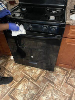 Oven deep cleaning