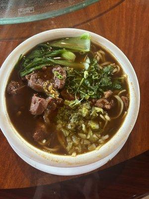 Our Newest Dish: Braised Beef Noodle, only $13.95