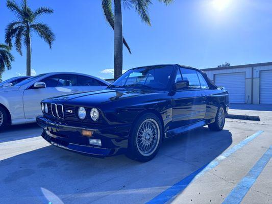 A beautiful classic prisitine BMW M3