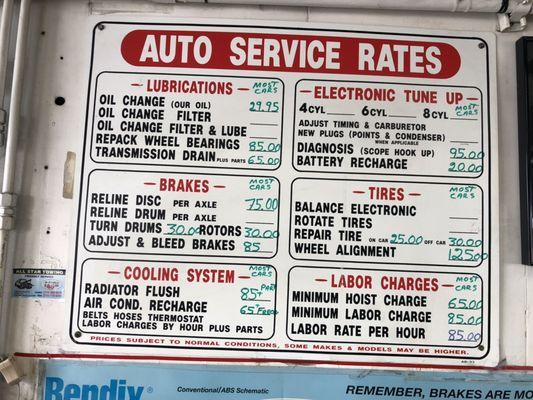 We do complete auto service too.