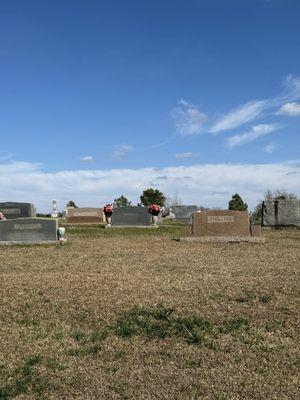 Overview of cemetery!