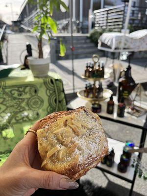 Almond chocolate croissant