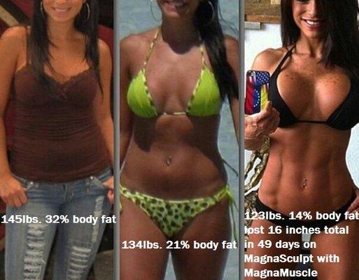 49 days from average body to HD Fit Body by MagnaSculpt with MagnaMuscle program