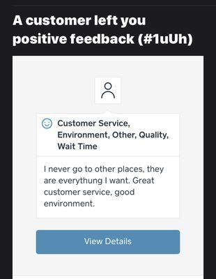 Always excited to see positive feedbacks from our customers!