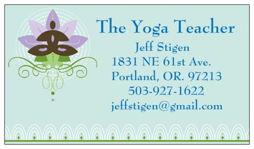 The Yoga Teacher Jeff Stigen