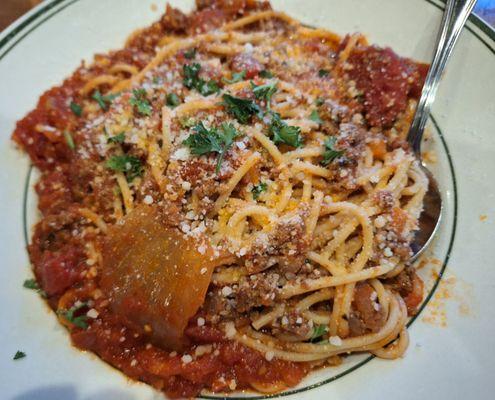 Pasta bolognese