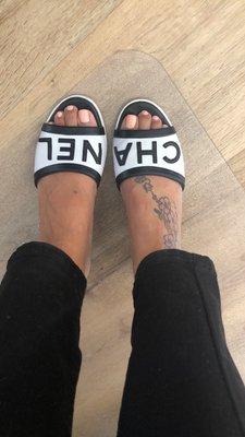 These Chanel sandals are killer! Literally‍