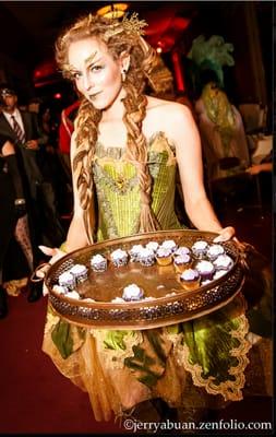 The Absinthe Fairy, demoted to a cupcake fairy because of this year's license issues. Things still turned out well though.