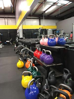 Kettlebells are always fun!