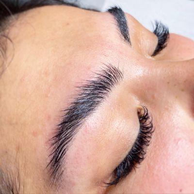 Brow lamination by Elenna!