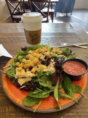 Chicken Cranberry Salad and Coffee - 16 oz.