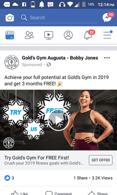 Anyone getting an email like this and trying to go to the Gold's Gym on Bobby Jones beware it is a scam. They do not honor this advertisemen