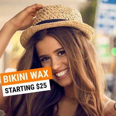 Waxing for Women, Eyebrow, Brazilian, Bikini, Full Body Waxing.