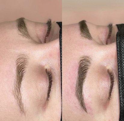 Brow tint & wax