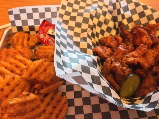 Combo 3: Korean nuggets and waffle fries