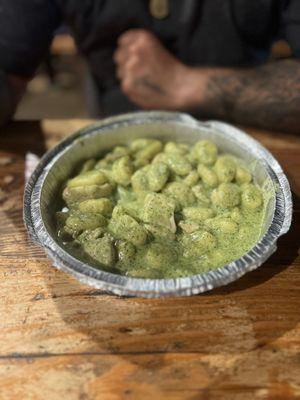 Pesto gnocchi