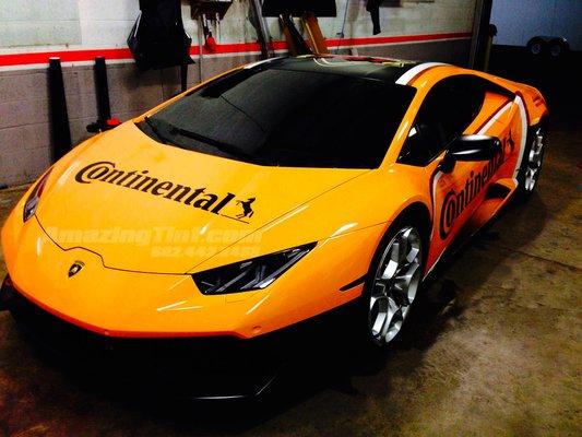 Lamborghini window tint limo