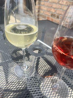 Moscato- AquesAsti- Italy & Red Cranberry Round Barn Michigan.