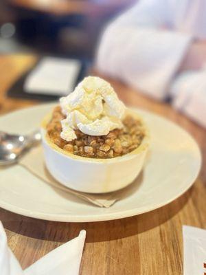 Mom's Deep Dish Peach Crisp