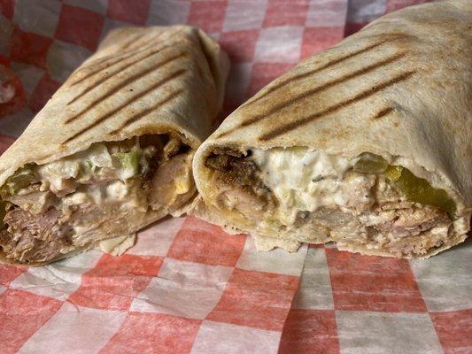 Chicken Shawarma Pita Wrap