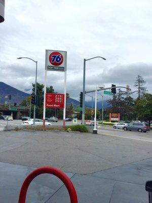 View from the pumps.