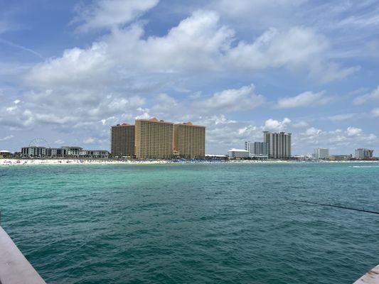 View of the beach