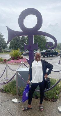 Our beautiful Matriarch who is THE biggest Prince fan who has gone to several of his concerts throughout the years!