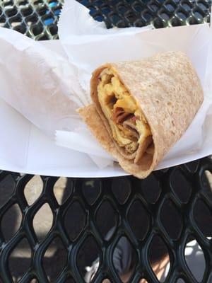 Bacon, egg, & cheese wrap: MamaLukes, Belmar NJ