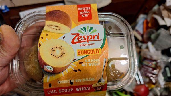 Zespri sungold kiwifruit from Trader Joes