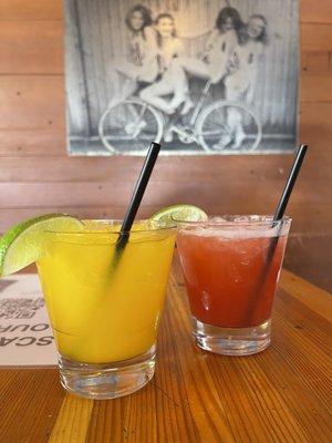 HH mango & strawberry margarita $6.00 each