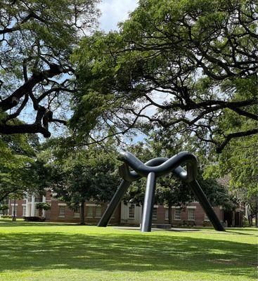 Sky Gate is the only sculpture by famous Japanese American artist and landscape architect  Isamu Noguchi in Hawai'i